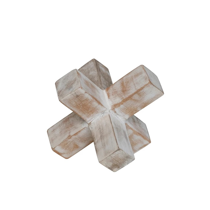 Myisan Wood Jack, Whitewashed – Nadora Home