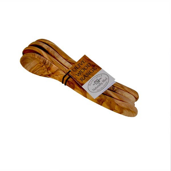 Kyan Olive Wood Small Spoons 4 Piece Set