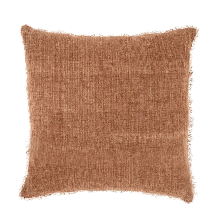 Lina Linen Pillow Rooibos 20" x 20"