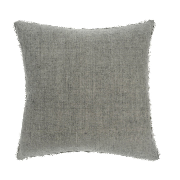 Lina Linen Pillow Grey 20" x 20"