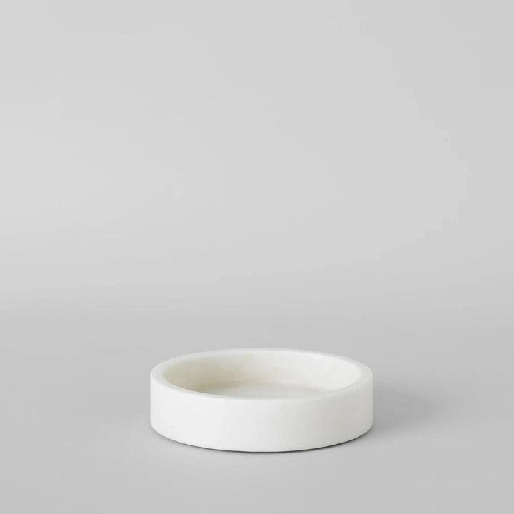 Yasara White Marble Cloche Base