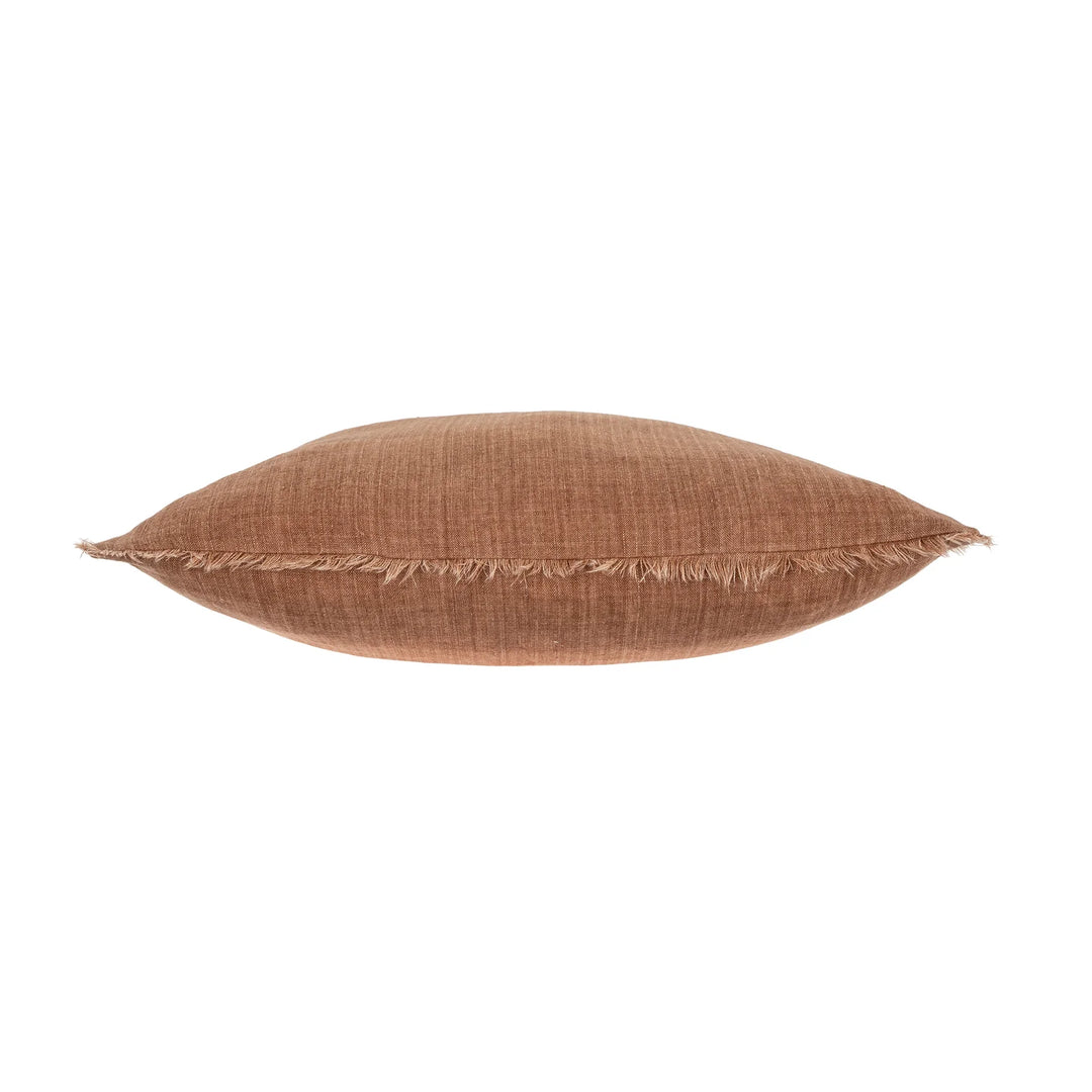 Lina Linen Pillow Rooibos 20" x 20"