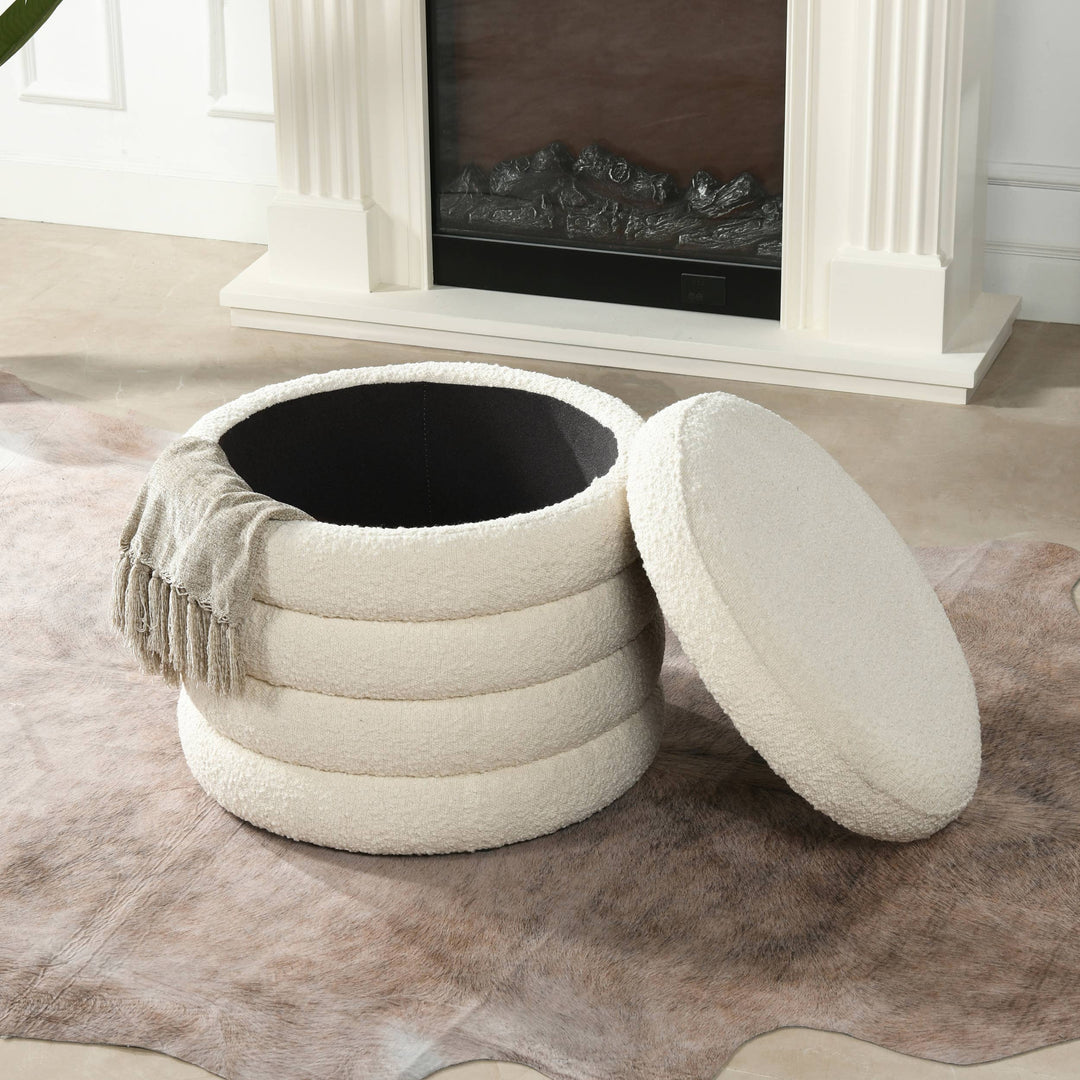 Halo Storage Ottoman 19"