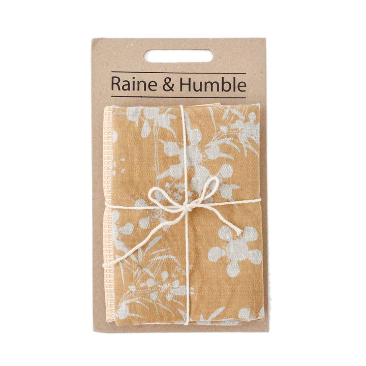Myrtle Tea Towel in Honey, Set of 2