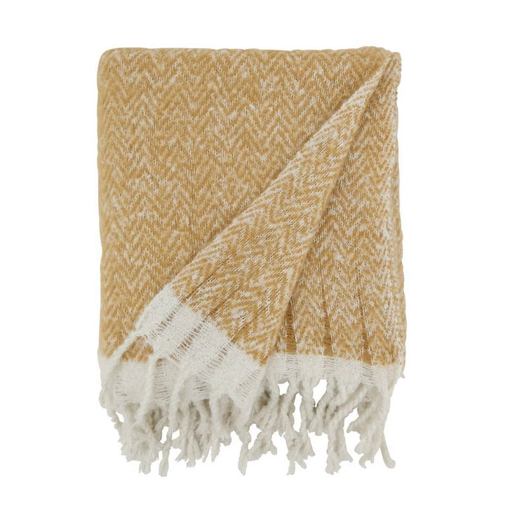 Camila Faux Mohair Herringbone Throw 50"X60"