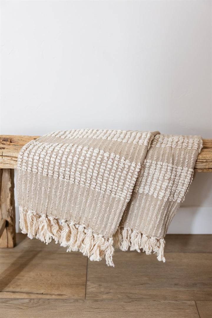 Ayla Woven Stripe Throw 50" x 60"