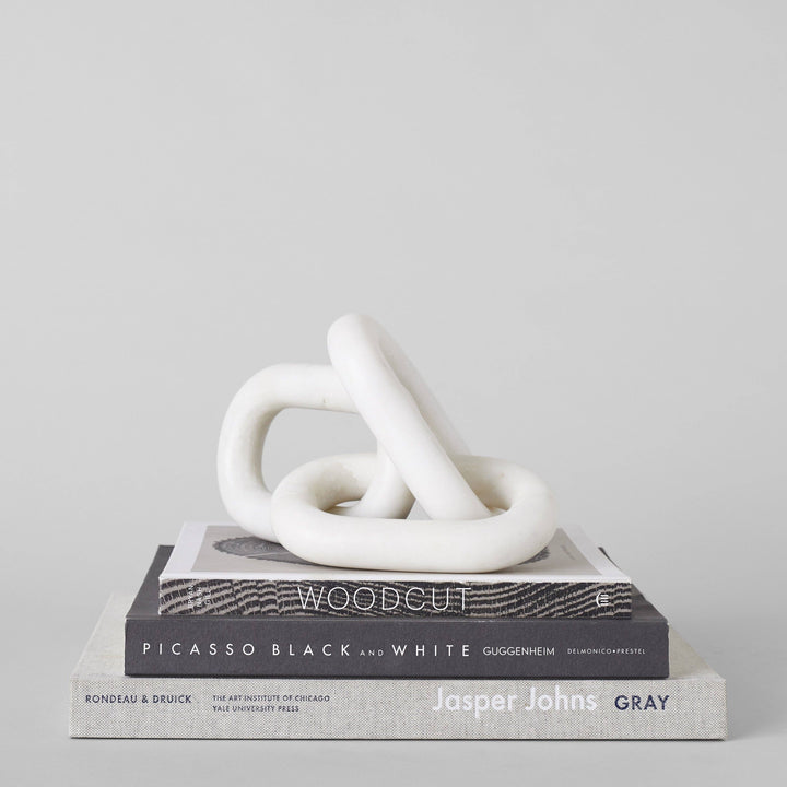 Meraki White Marble 3-Link Small Chainlink