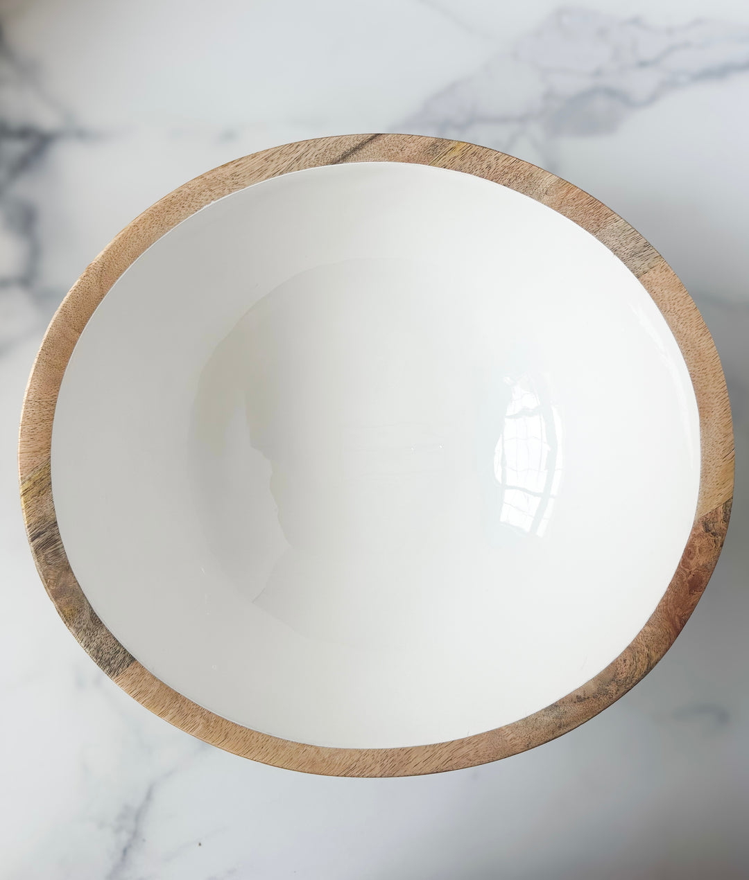 Madras Mango Wood Serving Bowl