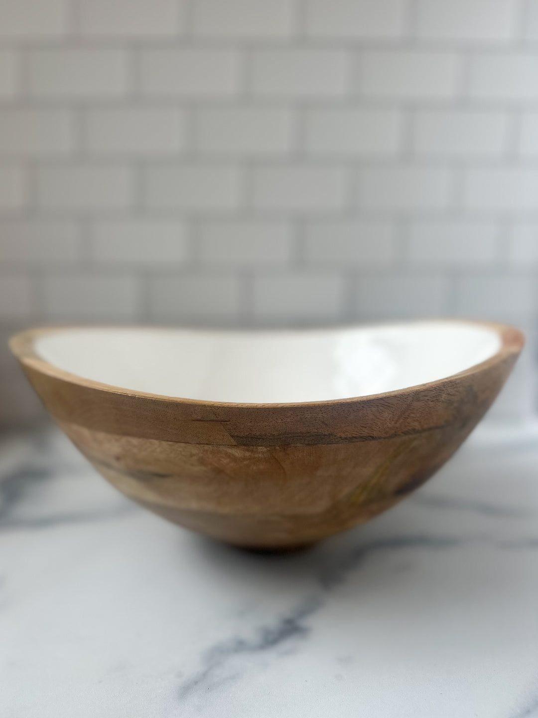 Madras Mango Wood Serving Bowl