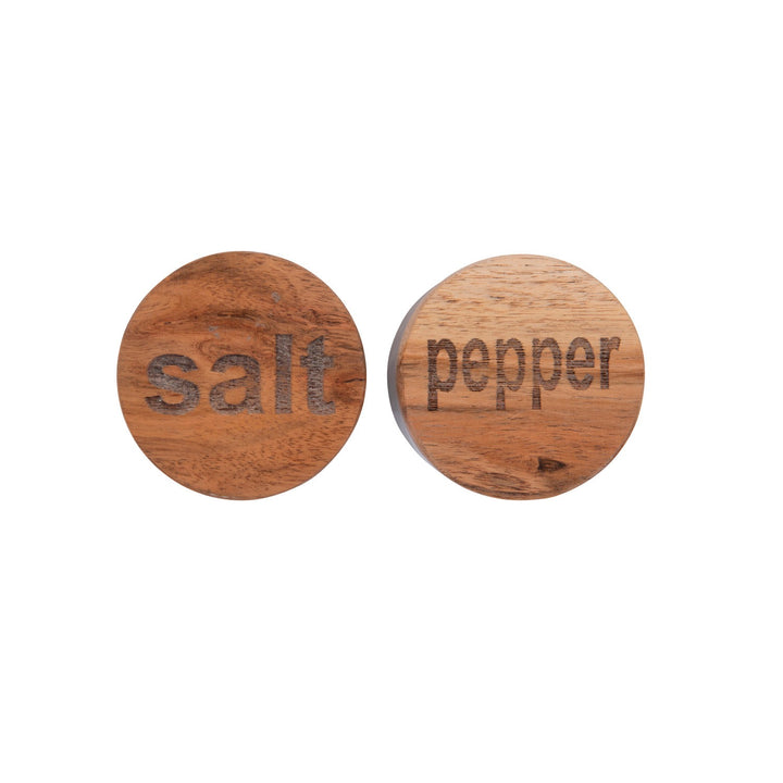 Kaya Salt and Pepper Marble Pinch Pots, Set of 2