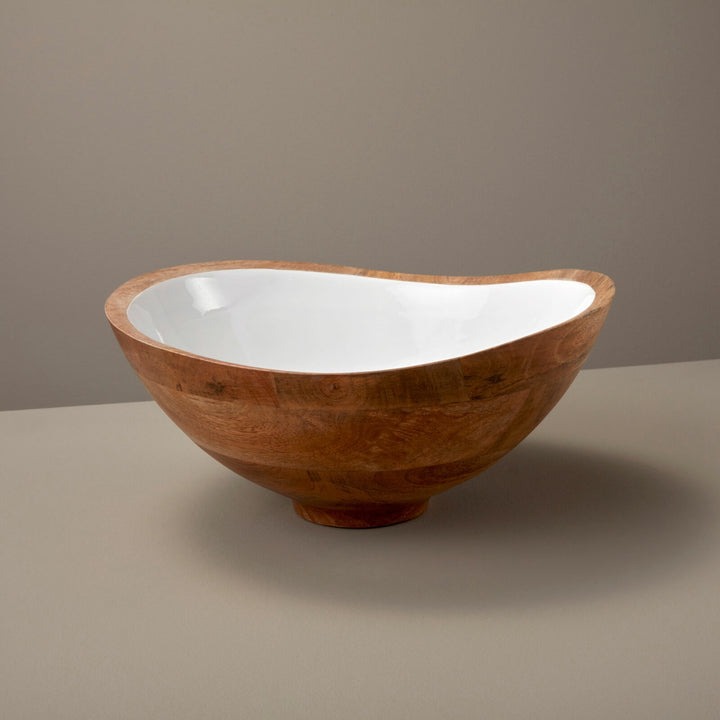 Madras Mango Wood Serving Bowl