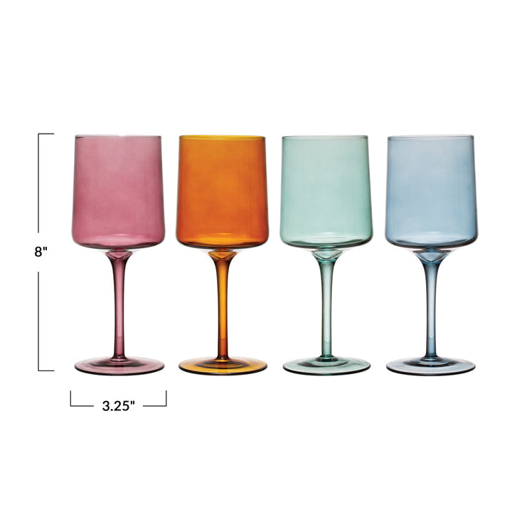 Sedona 14 oz Stemmed Wine Glasses, Set of 4