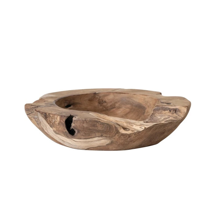 Soren Organic Teakwood Bowl, Medium