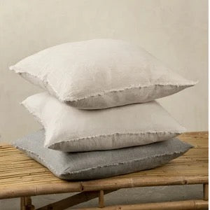 Lina Linen Pillow Glacier 20" x 20"