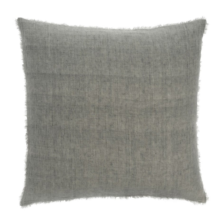 Lina Linen Pillow Light Grey 24" x 24"