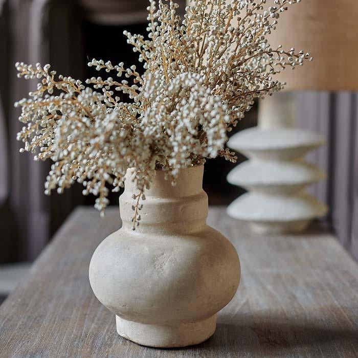 Fulton Paper Maché Small Vase 7" x 8"