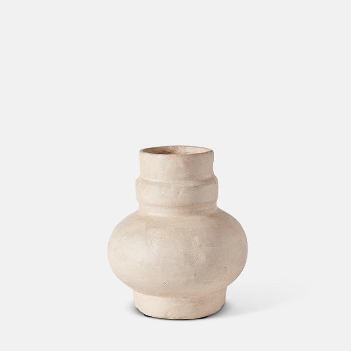 Fulton Paper Maché Small Vase 7" x 8"