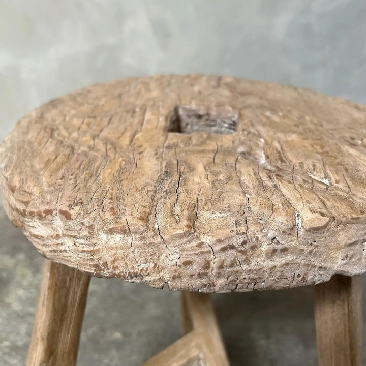 Vinese Vintage Wheel Stool