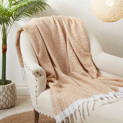 Camila Faux Mohair Herringbone Throw 50"X60"