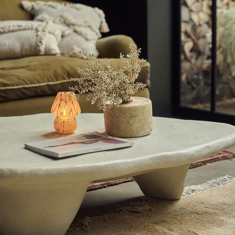 Cady Portable Table Lamp, Apricot