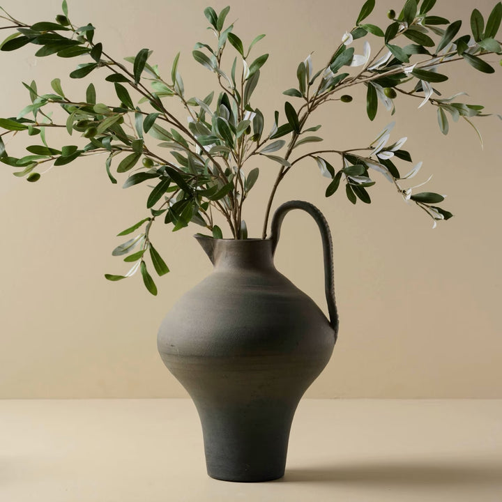 Ravine Black Ceramic Jug, Medium and Large
