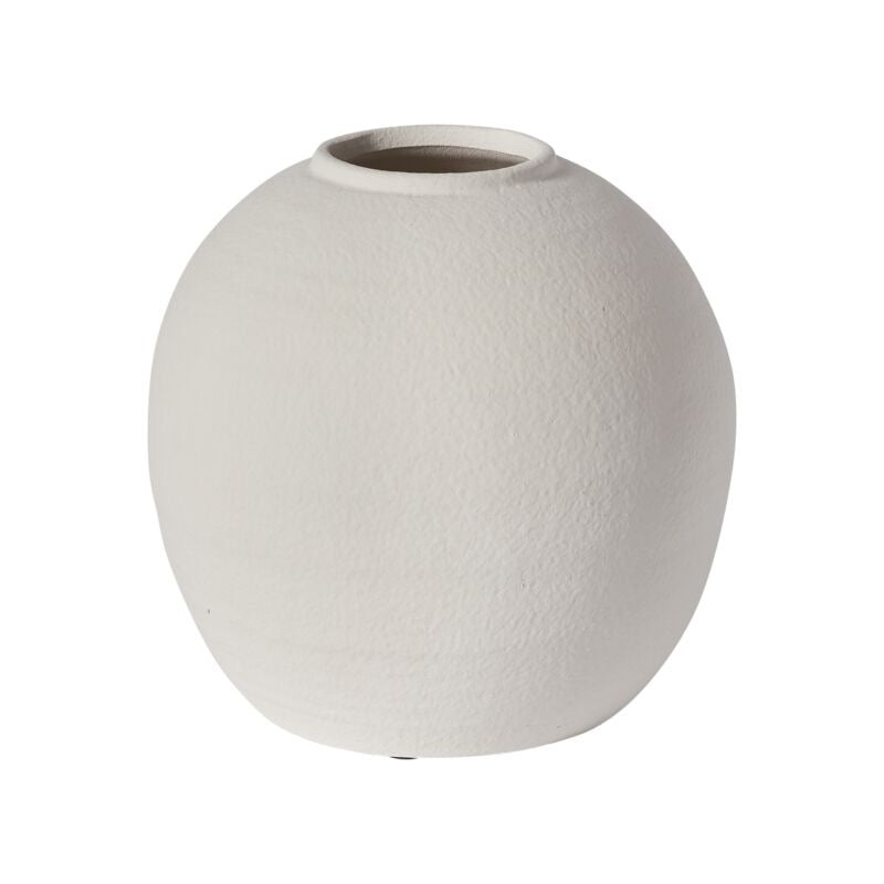 White Concrete Konos Vase, 4 Sizes