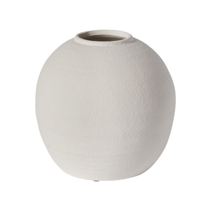 White Concrete Konos Vase, 4 Sizes
