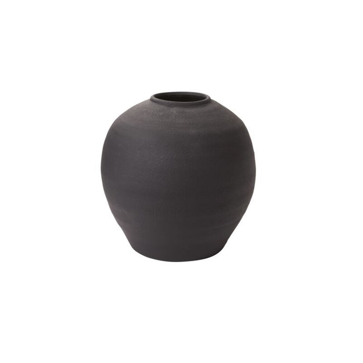 Black Concrete Konos Vase, 2 Sizes