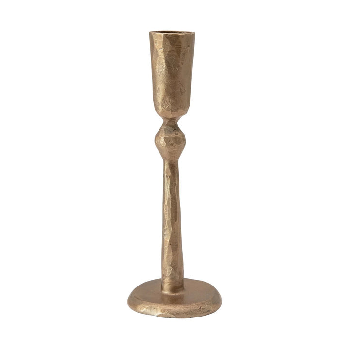 Farah Hand-Forged Metal Taper Holder with Antique Finish