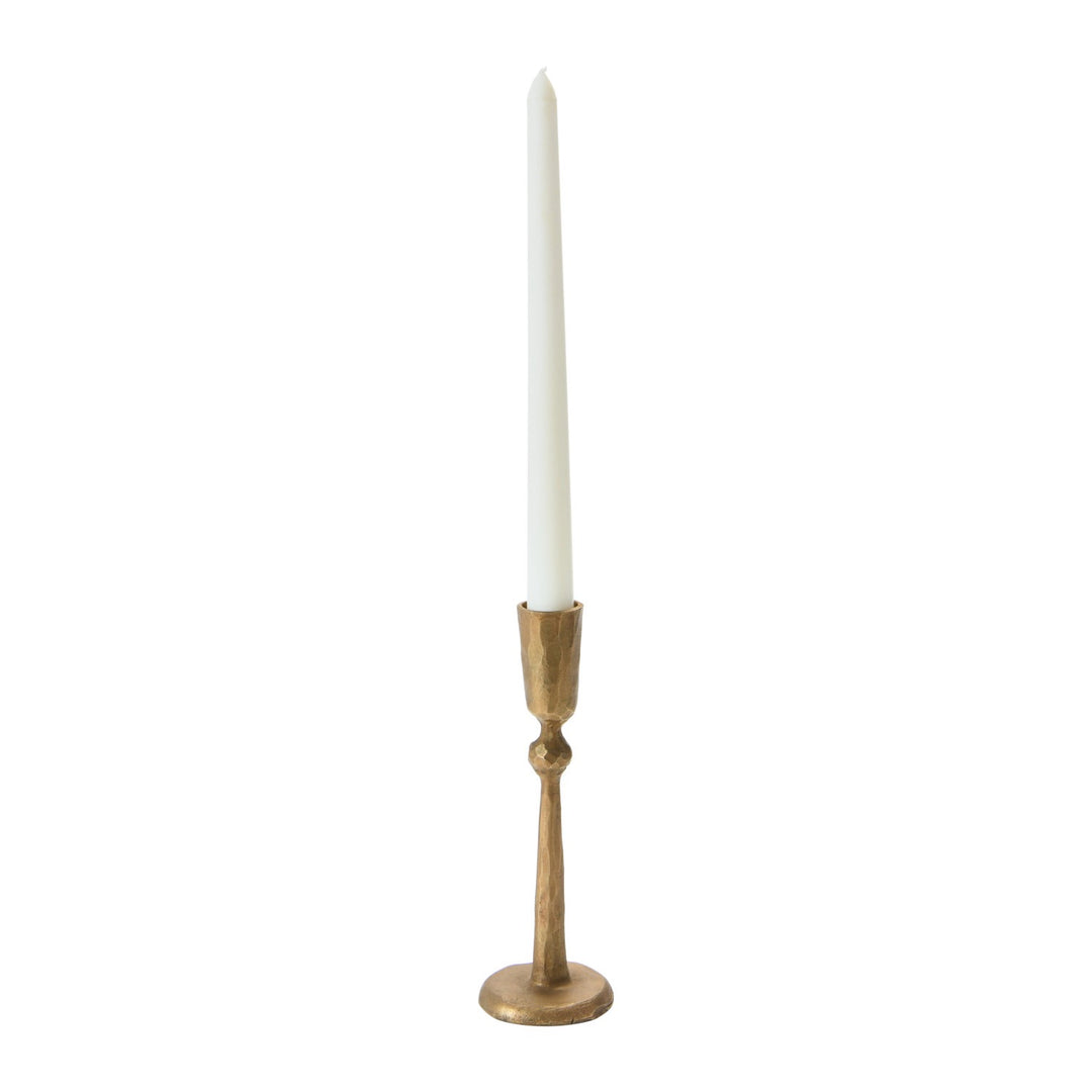 Farah Hand-Forged Metal Taper Holder with Antique Finish