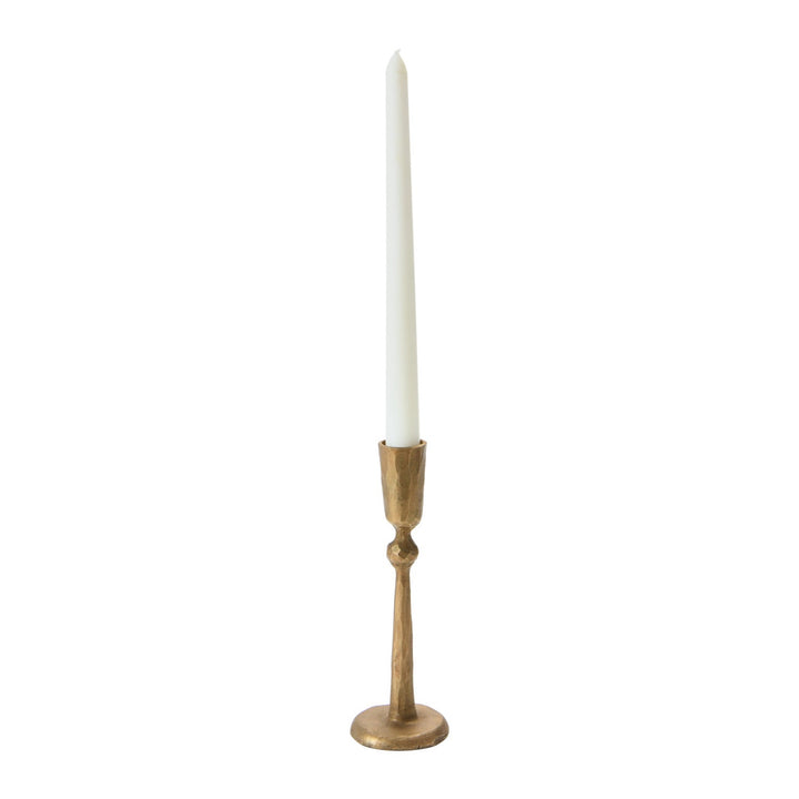 Farah Hand-Forged Metal Taper Holder with Antique Finish