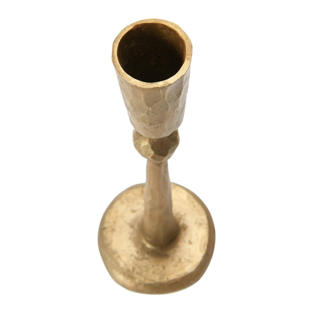 Farah Hand-Forged Metal Taper Holder with Antique Finish