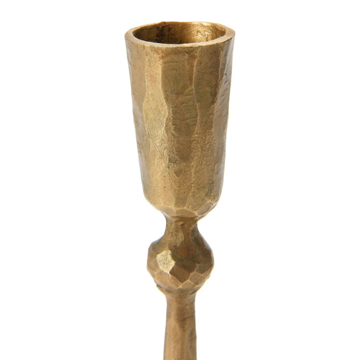 Farah Hand-Forged Metal Taper Holder with Antique Finish