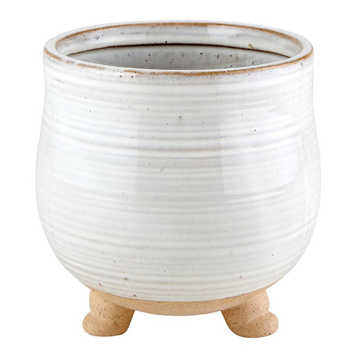 The Tad Round Pot with Legs, Available in 2 Sizes