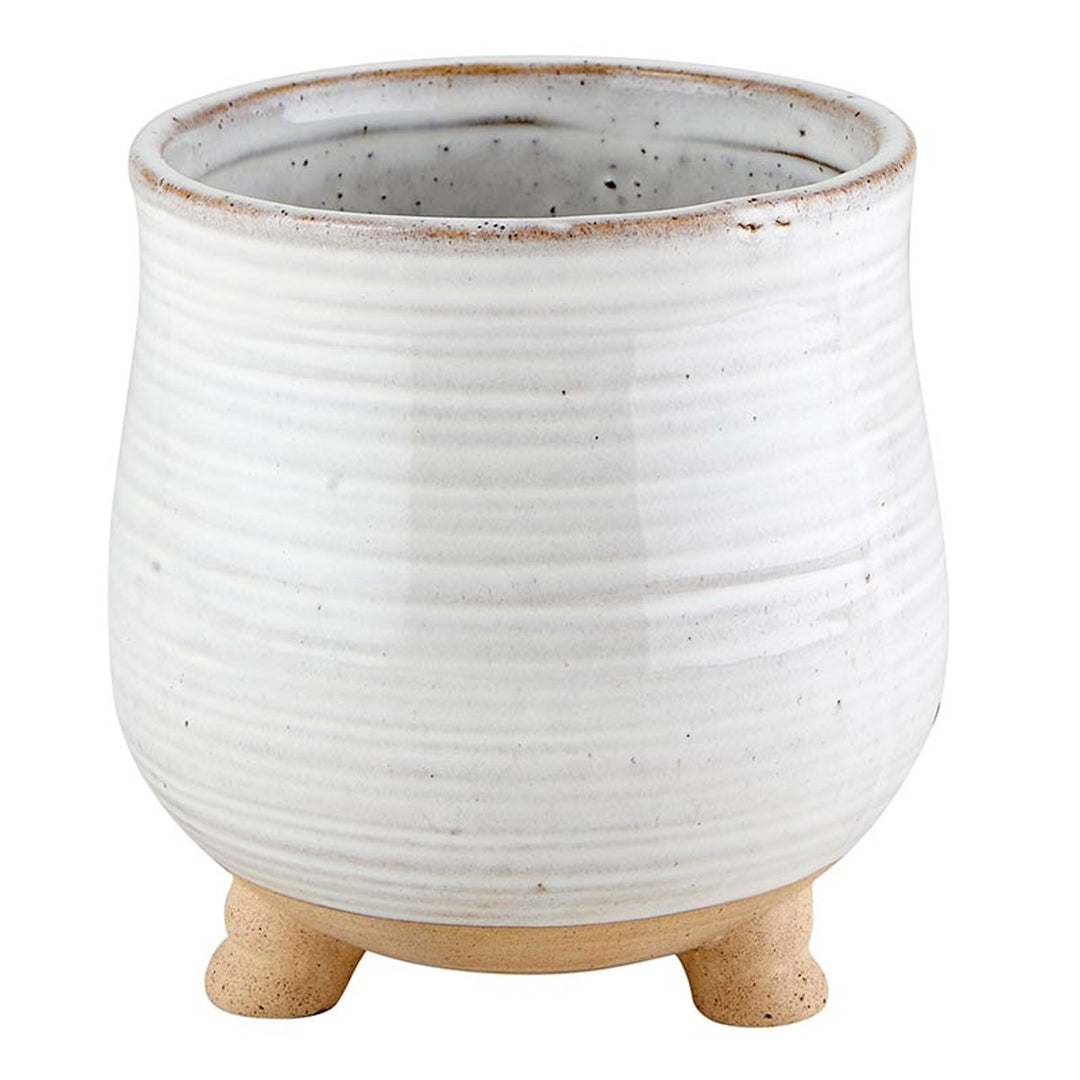 The Tad Round Pot with Legs, Available in 2 Sizes