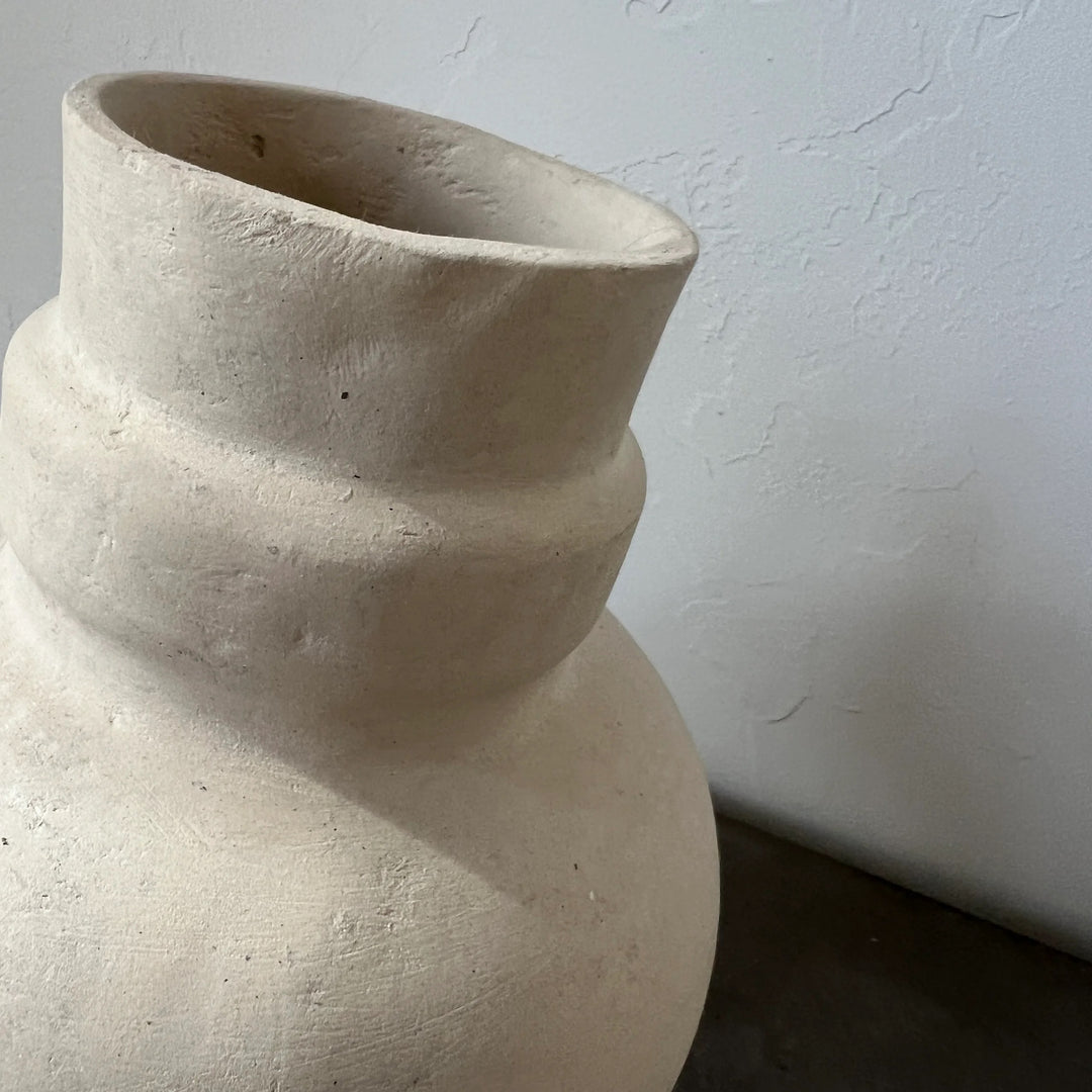 Fulton Paper Maché Small Vase 7" x 8"