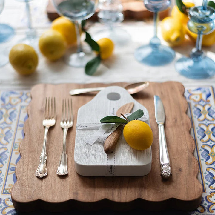 Cadeau Small Dutch Cheese Board, White
