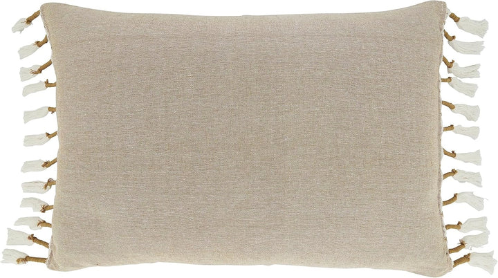 Kasan Tassel Lumbar Pillow 16" x 23"