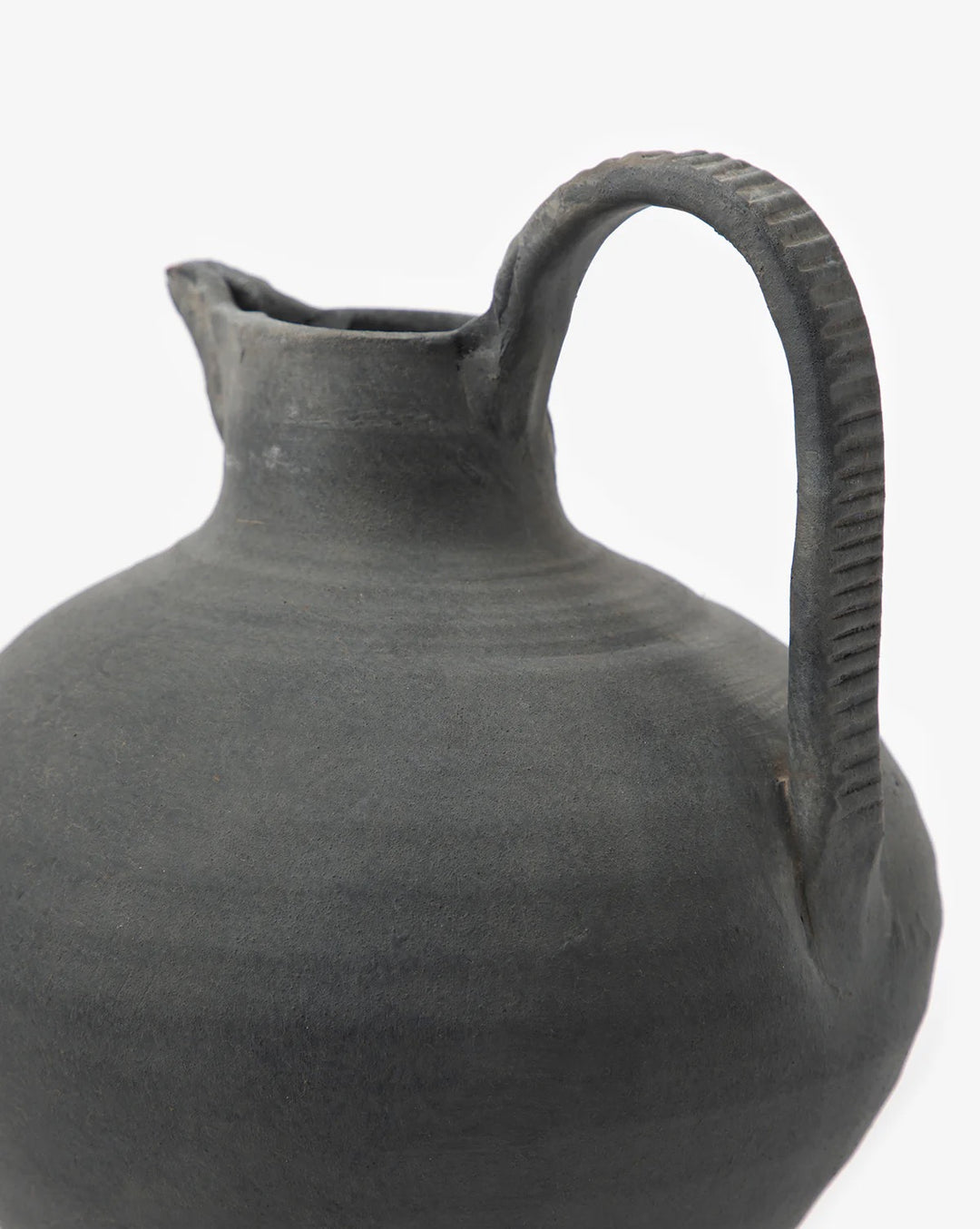 Ravine Black Ceramic Jug, Medium and Large