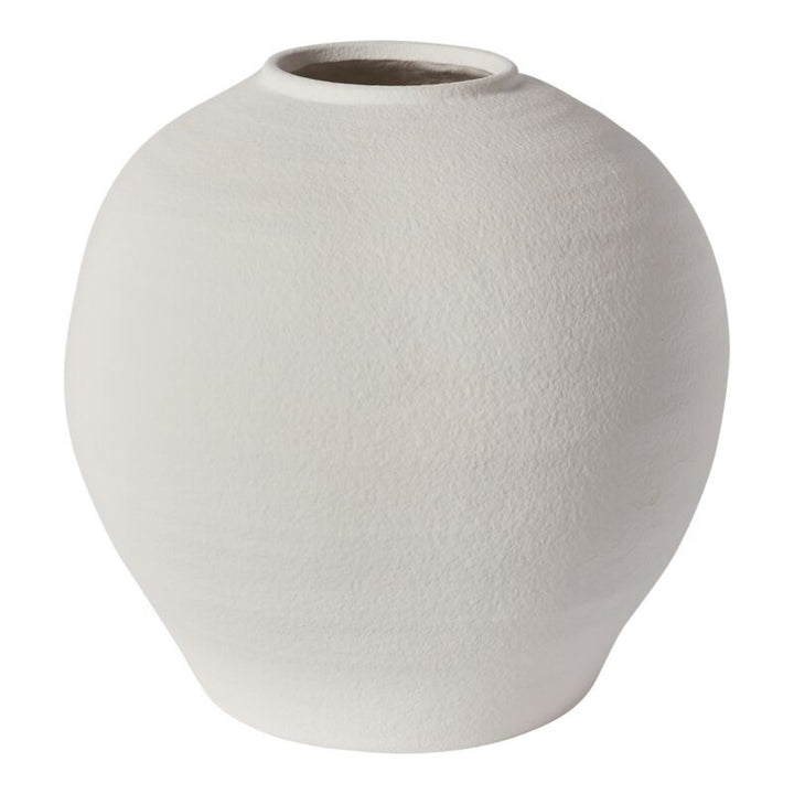 White Concrete Konos Vase, 4 Sizes
