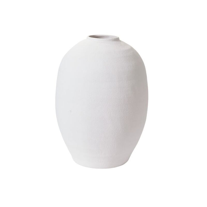 White Concrete Konos Vase, 4 Sizes