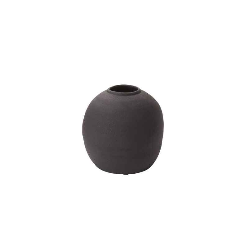 Black Concrete Konos Vase, 2 Sizes