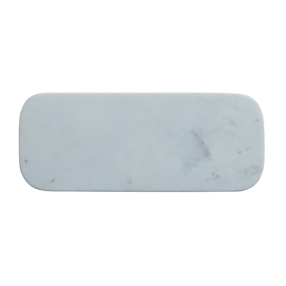 Faro Marble Footed Pedestal, White