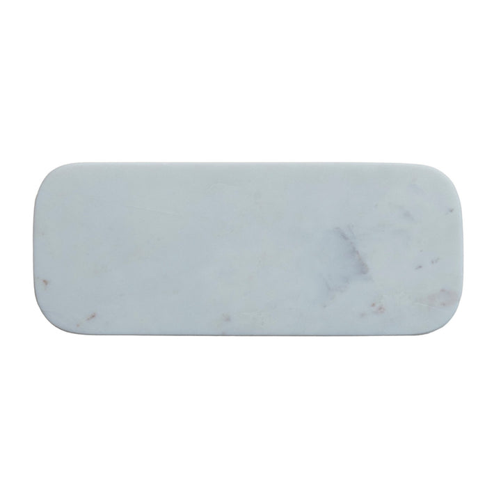Faro Marble Footed Pedestal, White
