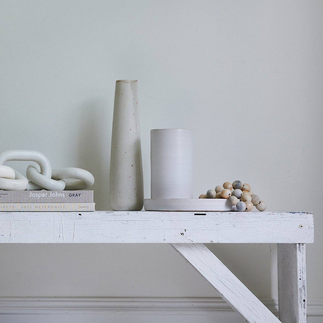 Meraki White Marble 3-Link Small Chainlink