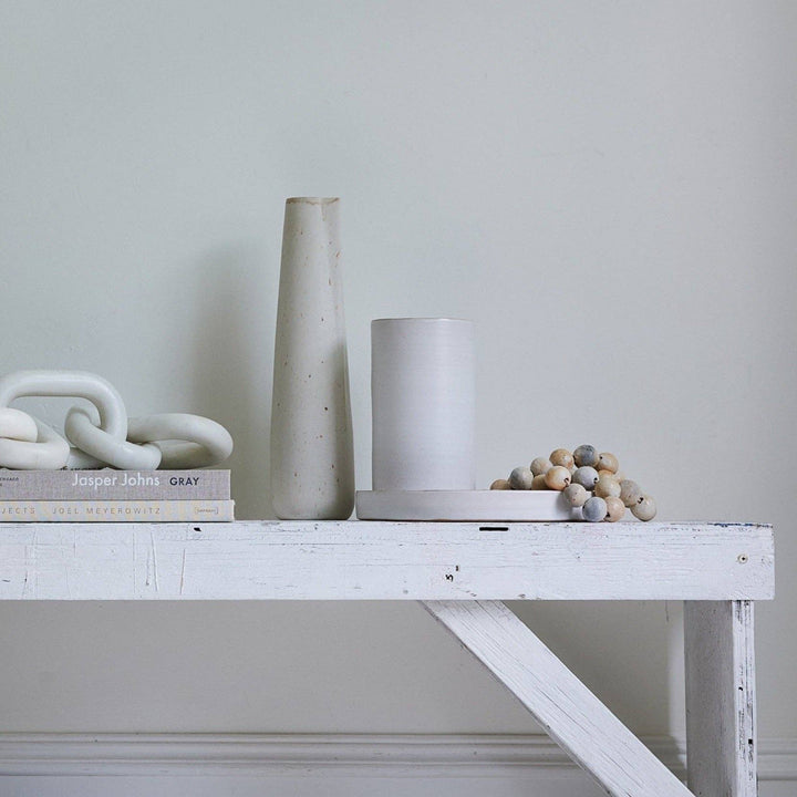 Meraki White Marble 3-Link Small Chainlink