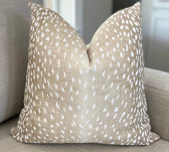 Fawn Antelope Pattern Pillow Cover 20 x 20