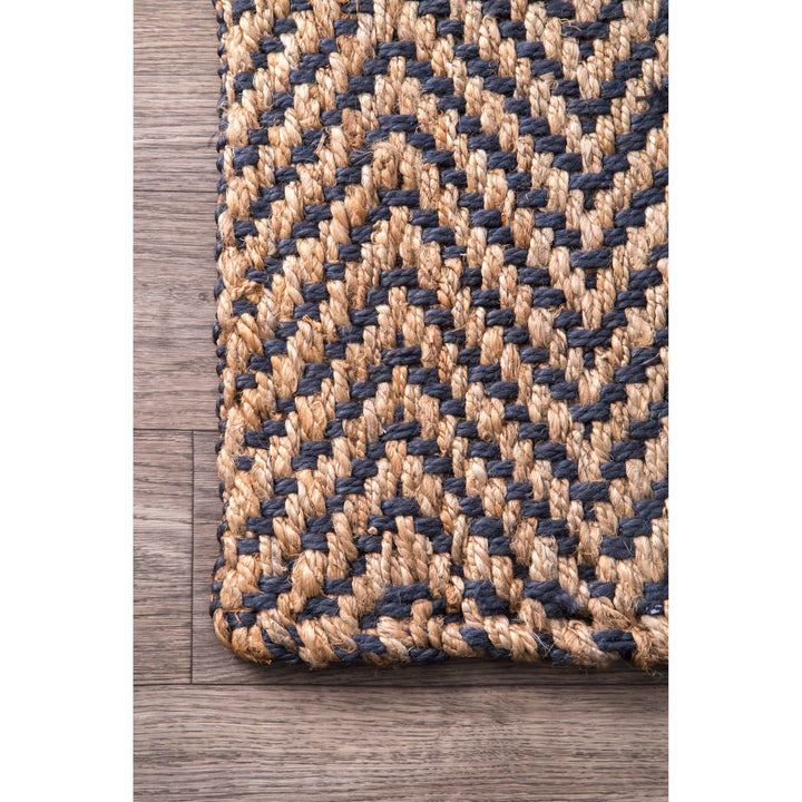 Layla Chevron Jute Area Rug