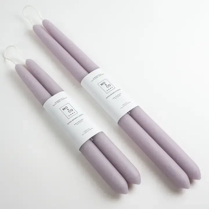 All Natural Handmade 100% Beeswax Dipped Taper Candles