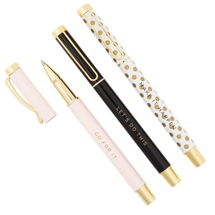 Inspirational Metal Pen Set (Set of 3)